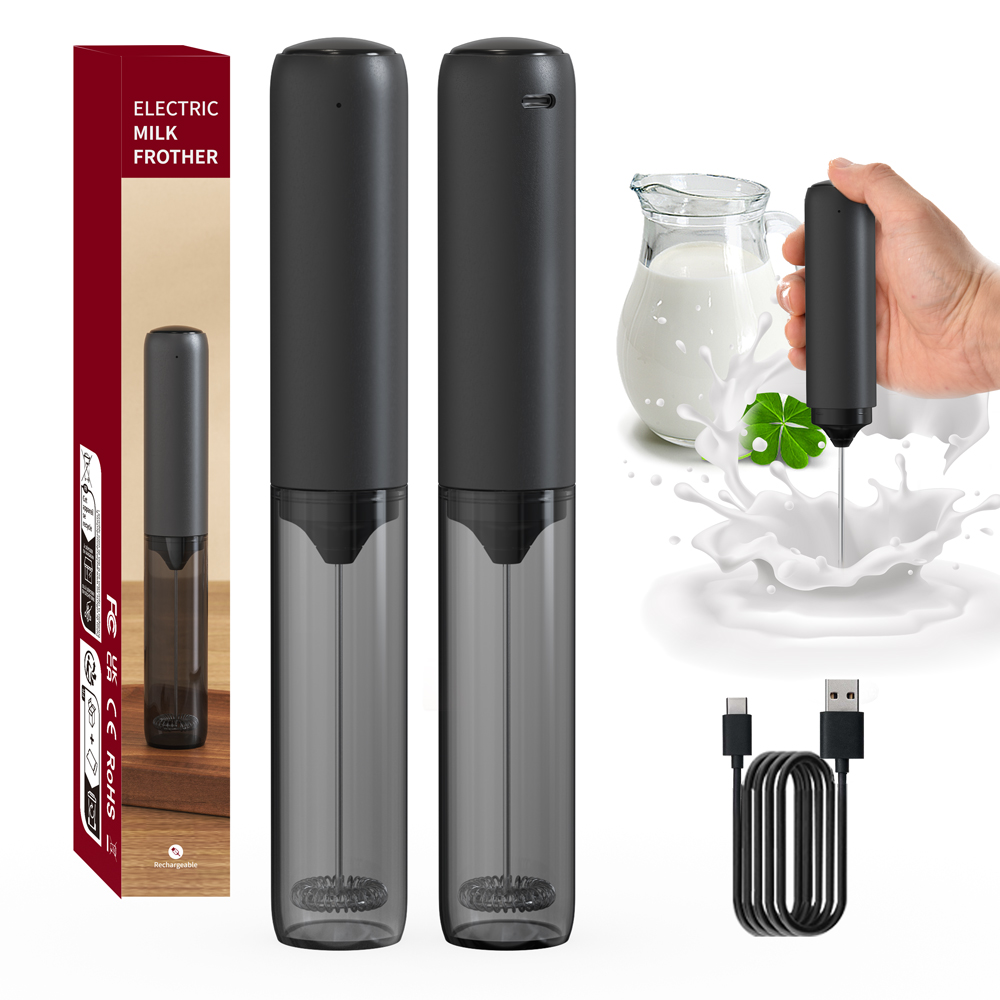 Kitchen Baking Appliances - เครื่องตีฟองนมแบบมือถือ กำลังแรง สำหรับทำลาเต้ ตีเครื่องดื่ม กาแฟ ใช้ไฟฟ้า