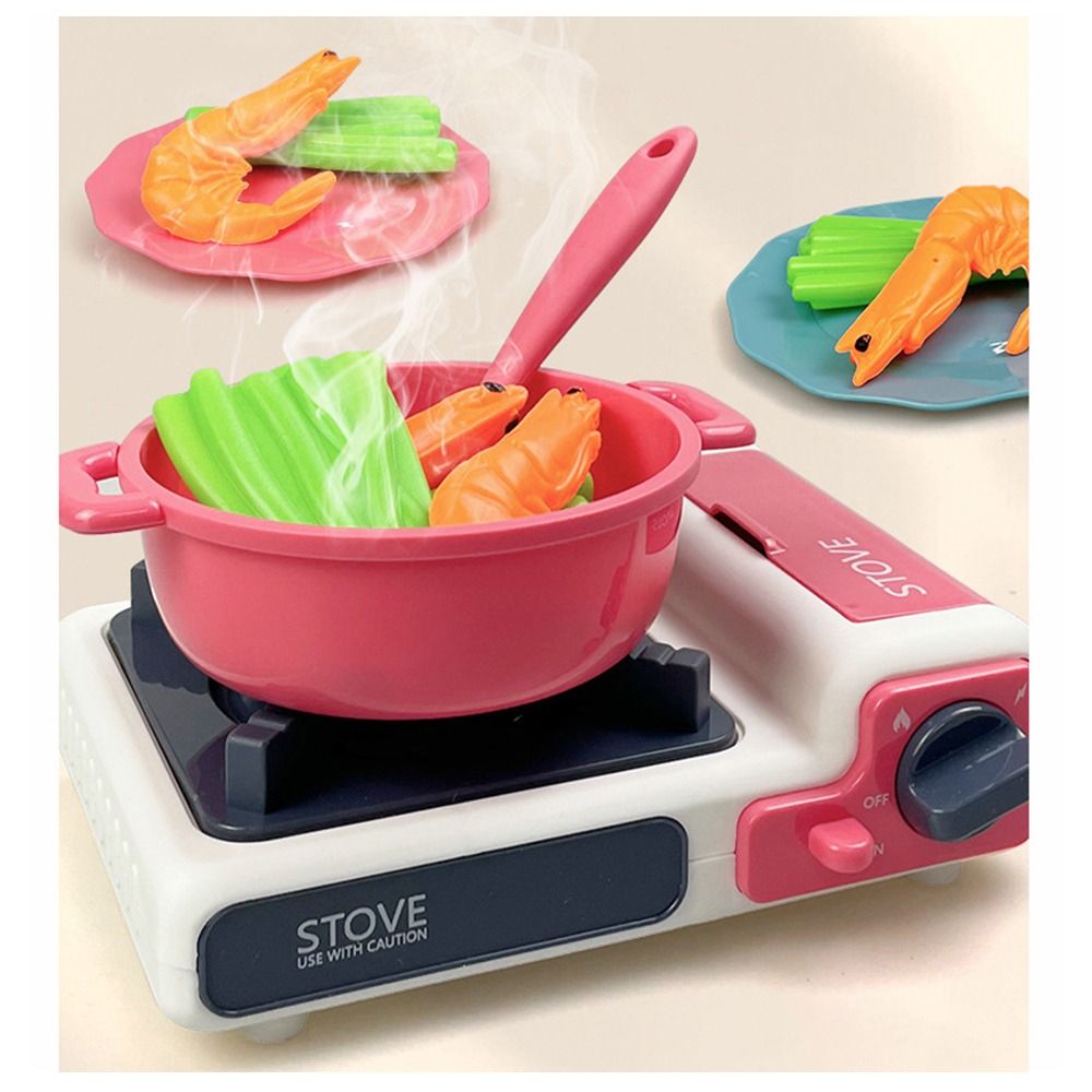 Baking Kitchen Kids - ชุดของเล่นทำอาหารหลากสีสัน ไมโครเวฟพลาสติก ชุดครัวจำลอง เตาแก๊ส ของเล่นจำลองการอบขนม ของขวัญ
