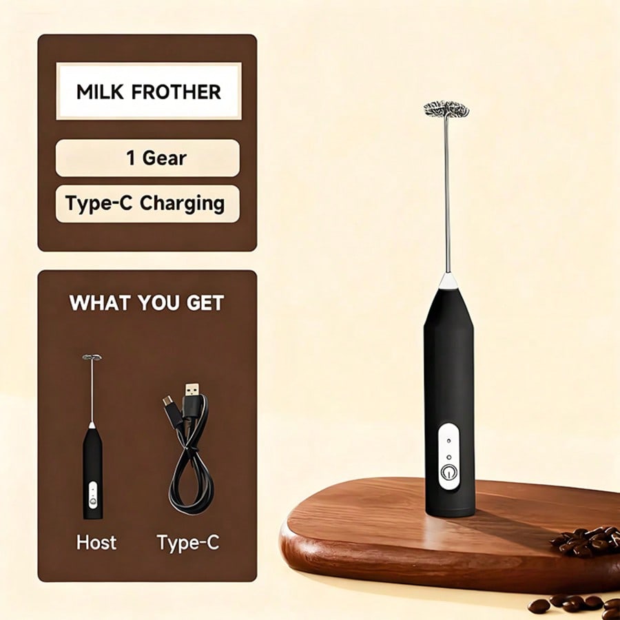 Kitchen Baking Appliances - เครื่องผสมอาหารไฟฟ้าแบบมือถือ 1 ชิ้น, เครื่องตีไข่, เครื่องทำฟองนม, เครื่องทำกาแฟ,