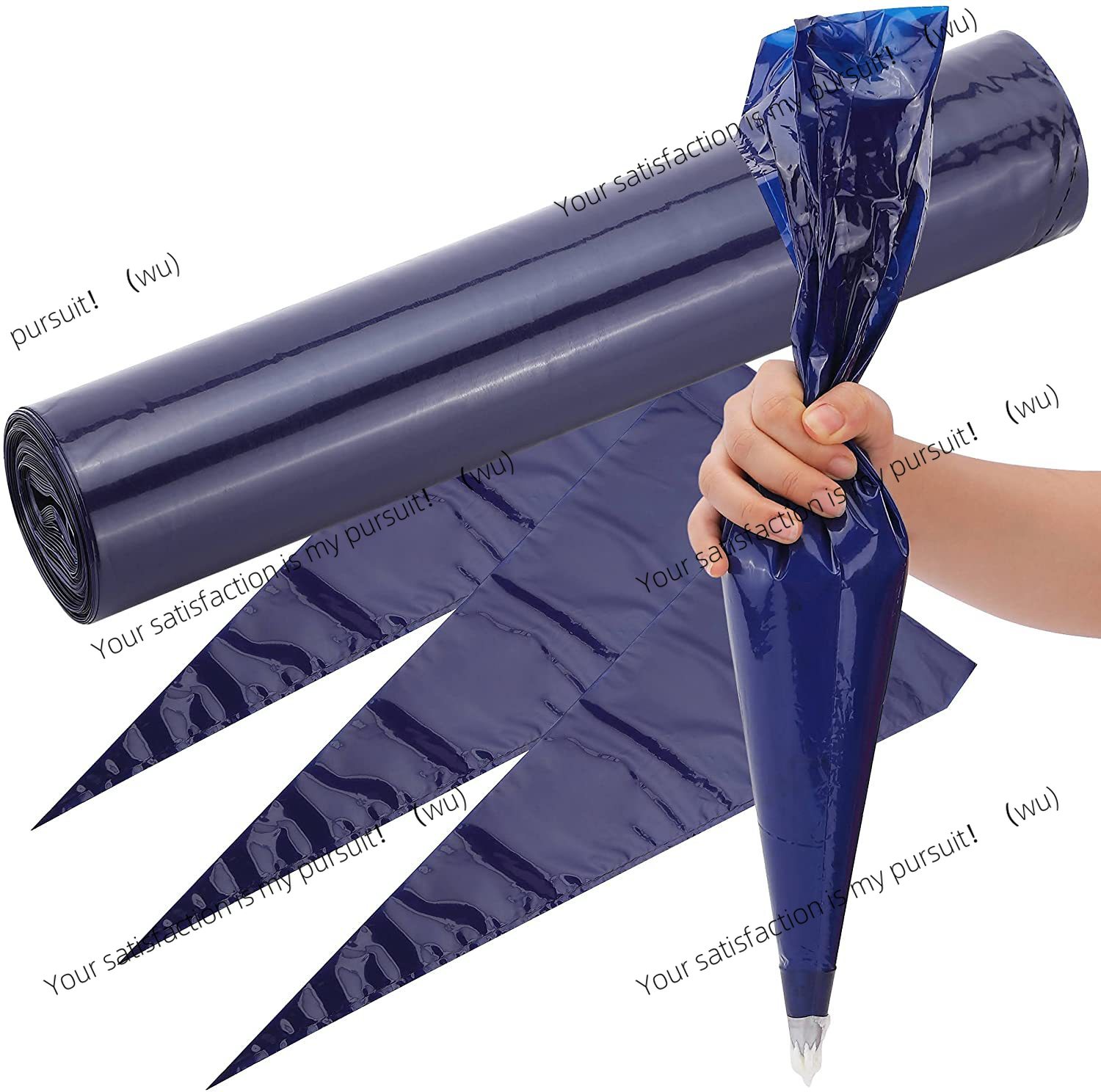 Piping Bag Disposable - ถุงบีบครีมขนาด 21 นิ้ว, ถุงบีบครีมแบบใช้แล้วทิ้ง, หนา, อุปกรณ์และเครื่องมือทำขนม