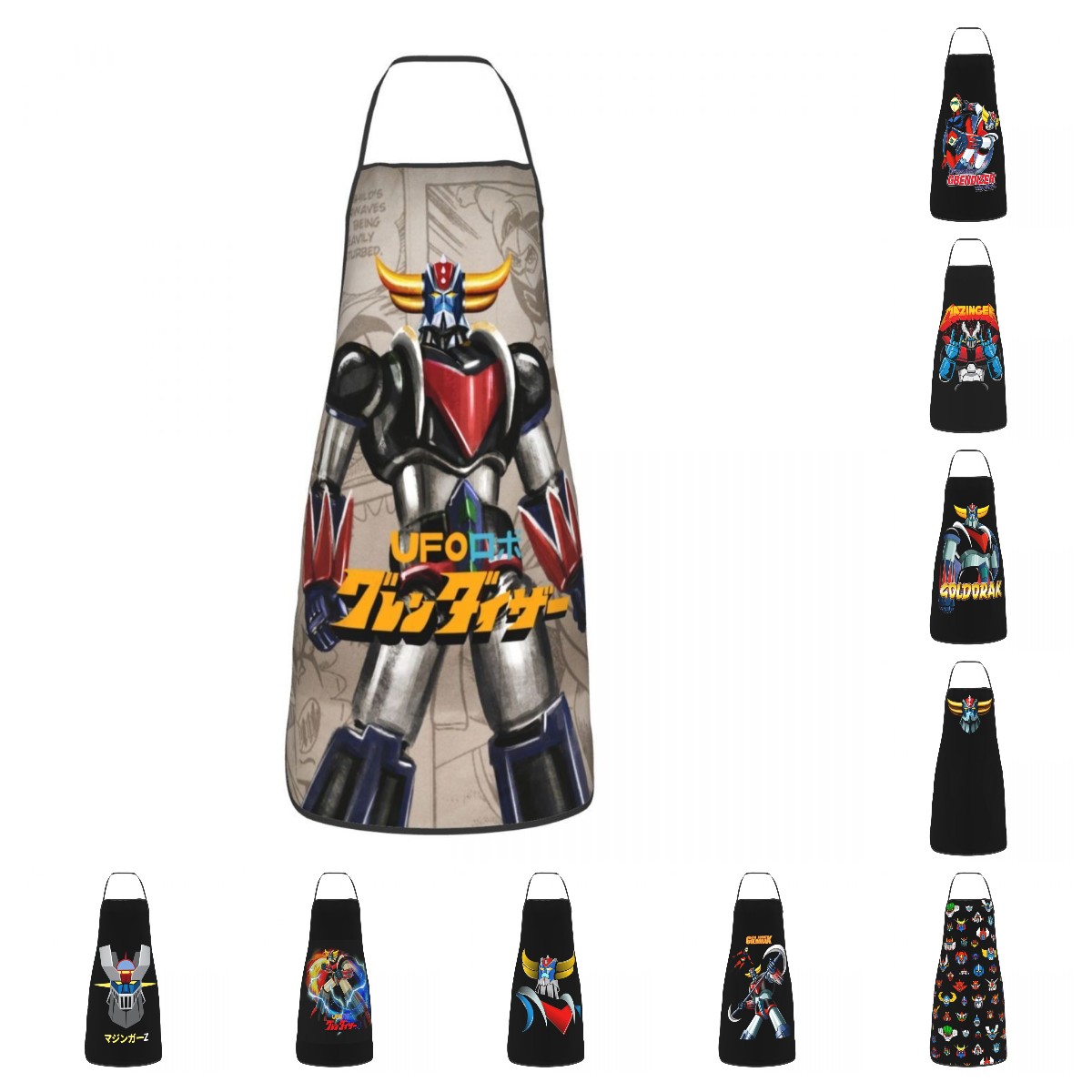 Kitchen Robot Baking - Unisex Grendizer อะนิเมะ Kitchen Chef Cooking