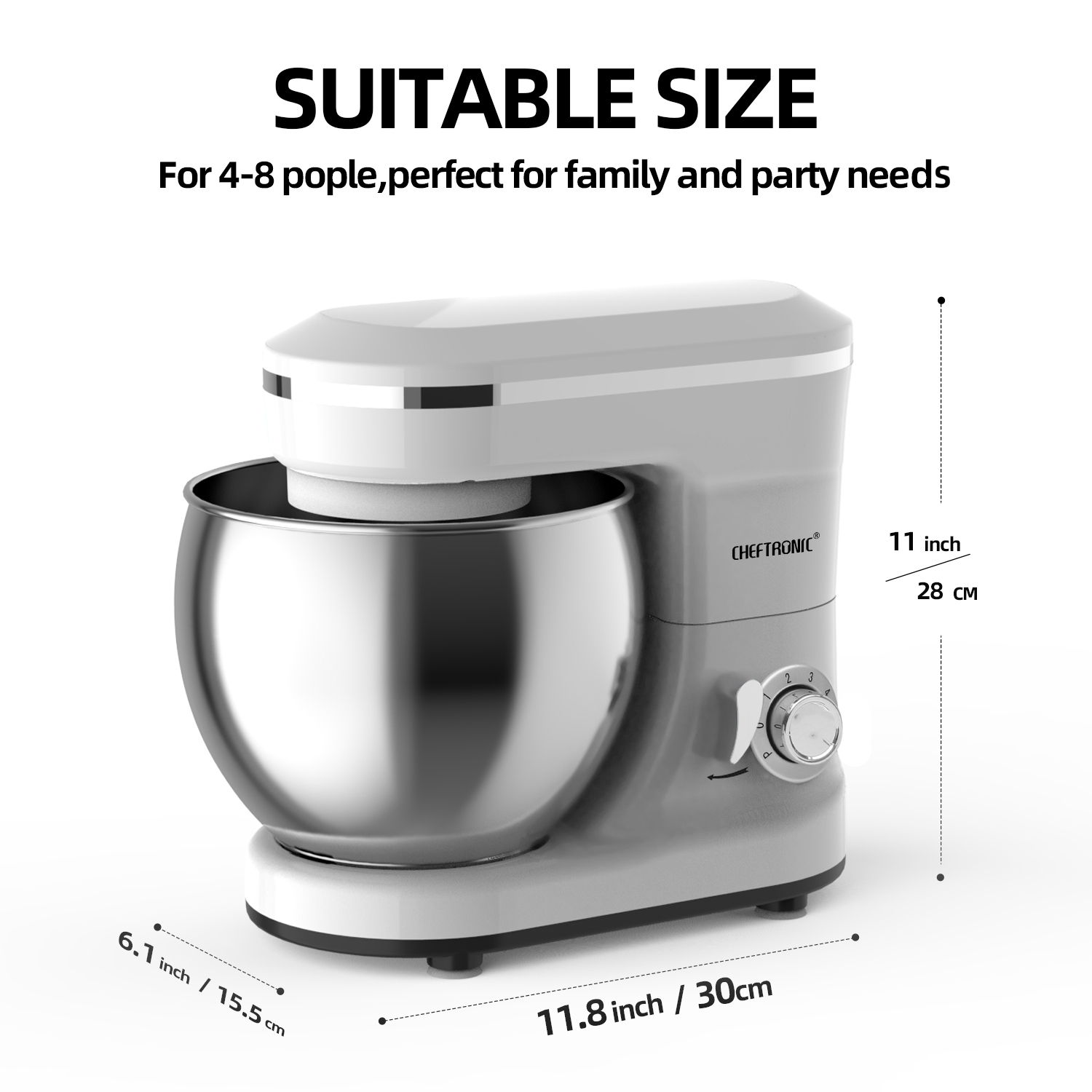 เครื่องผสมอาหารไฟฟ้าอเนกประสงค - Kitchen Robot Baking บทวิจารณ์และราคา