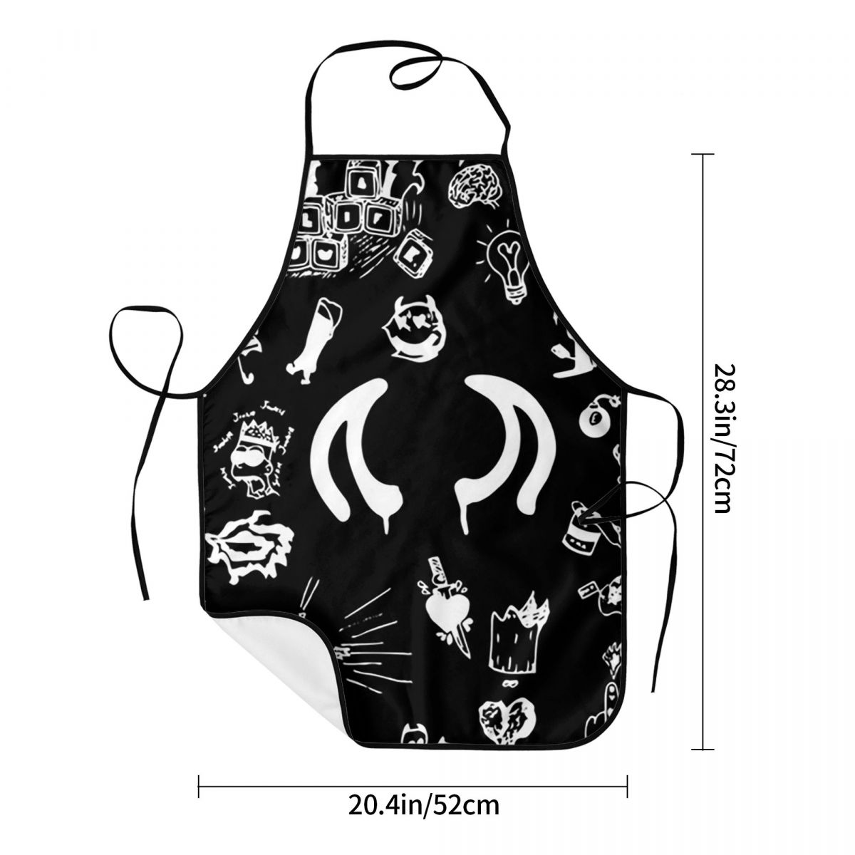 ผ้ากันเปื้อนลายยังบลัดสำหรับสั - Kitchen Baking Drawing บทวิจารณ์และราคา