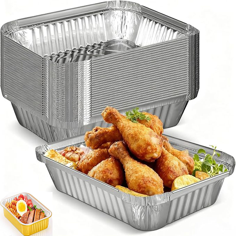 ถาดฟอยล์อลูมิเนียมสำหรับอบขนมป - Kitchen Baking Containers บทวิจารณ์และราคา