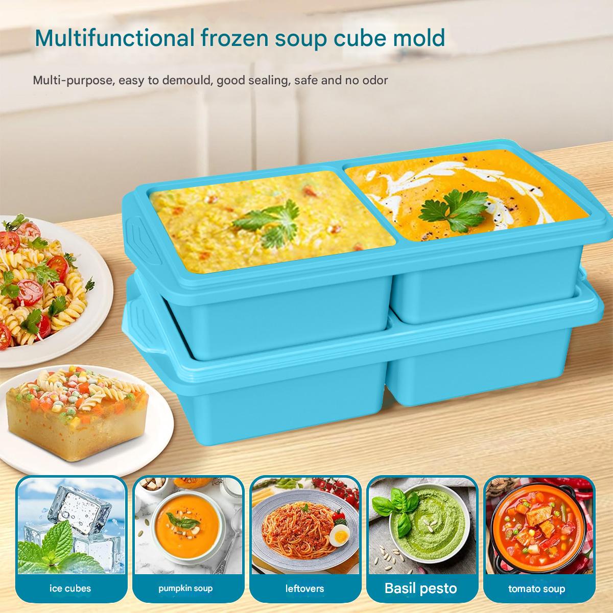 แม่พิมพ์น้ำแข็งซิลิโคนขนาดใหญ่ - Kitchen Baking Containers บทวิจารณ์และราคา