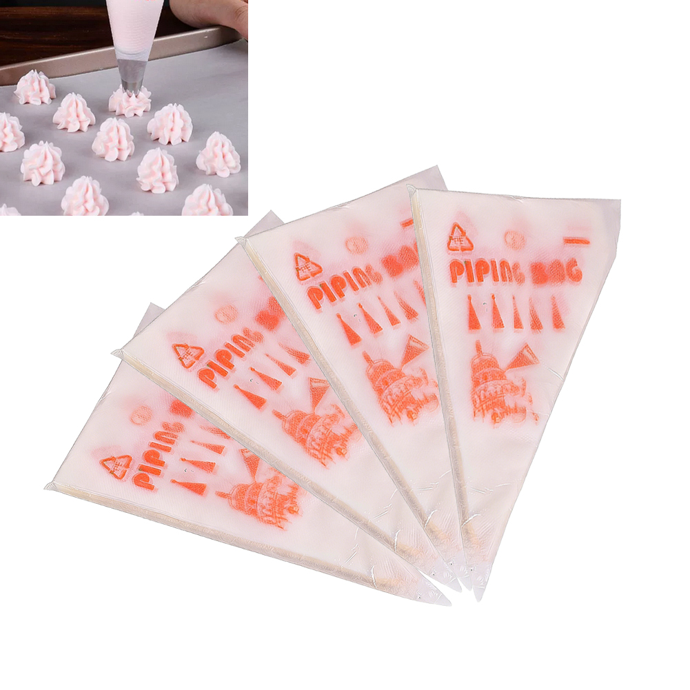 ถุงบีบครีมแบบหนา 100 ชิ้น ถุงบ - Piping Bag Disposable บทวิจารณ์และราคา