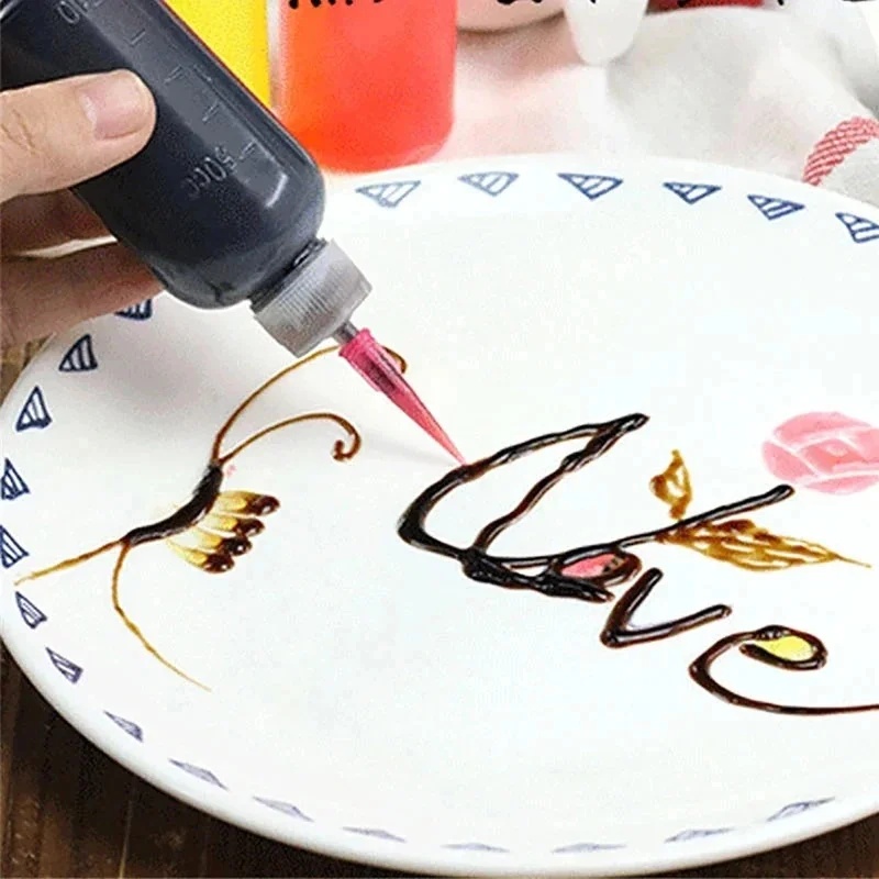 ชุดขวดบีบครีมและแยมพร้อมหัวฉีด - Kitchen Baking Drawing บทวิจารณ์และราคา
