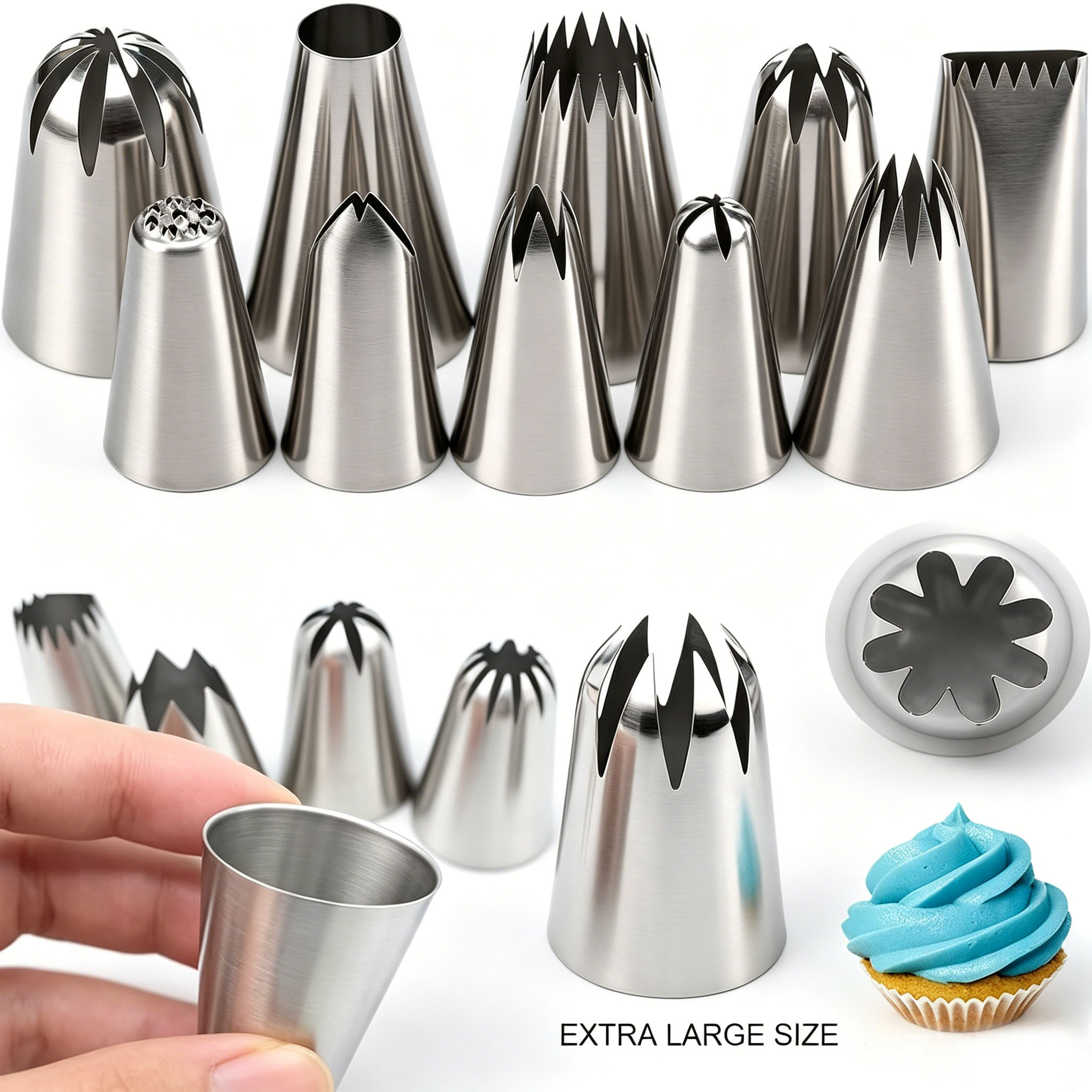 ชุดหัวบีบเค้ก 31 ชิ้น ทำจากสแต - Piping Bag Disposable บทวิจารณ์และราคา