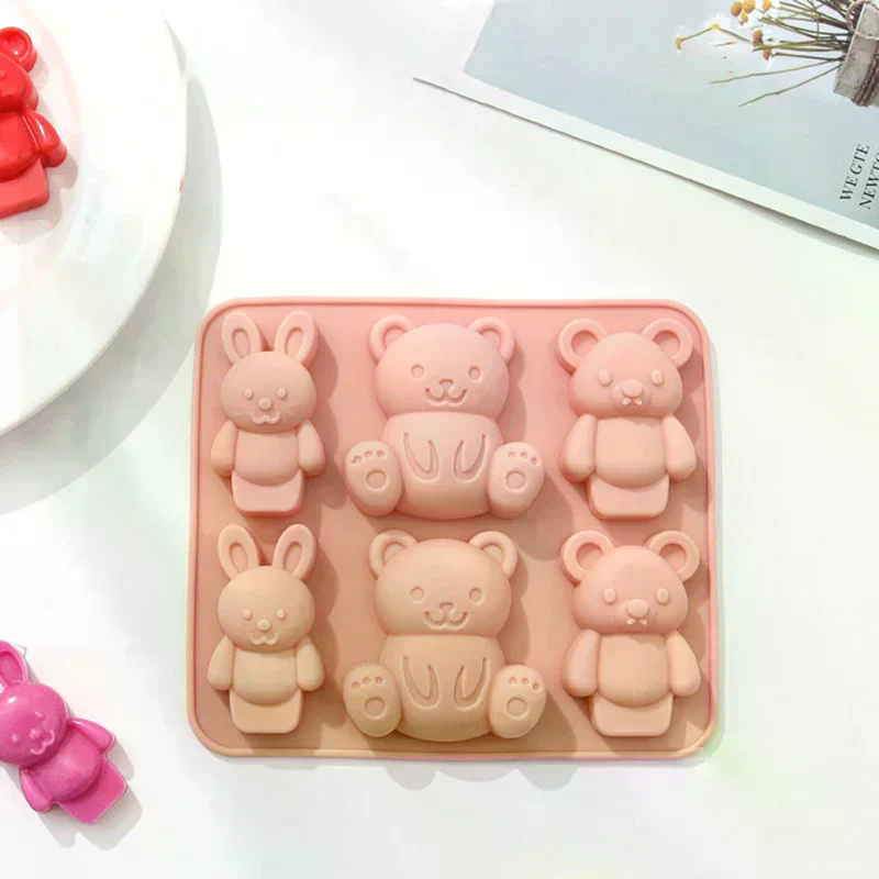 แม่พิมพ์ซิลิโคนรูปสัตว์การ์ตูน - Baking Kitchen Kids บทวิจารณ์และราคา