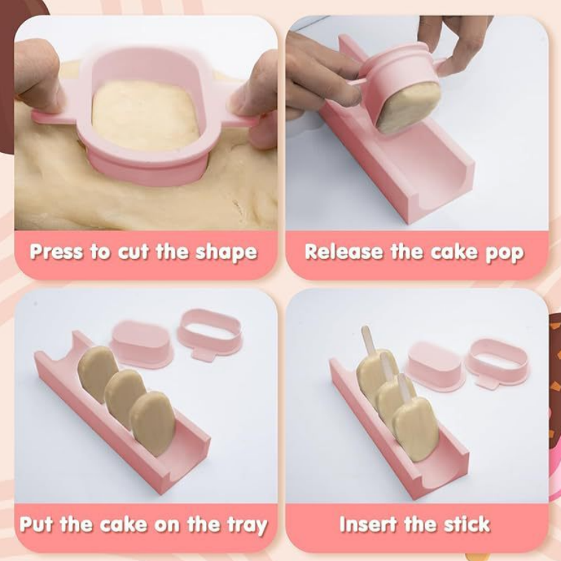 ชุดแม่พิมพ์เค้กป๊อปพร้อมถาด ไม - Kitchen Baking Tray Set บทวิจารณ์และราคา