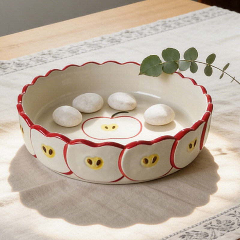 จานเซรามิครูปแอปเปิ้ลน่ารัก, ถ - Kitchen Baking Table บทวิจารณ์และราคา