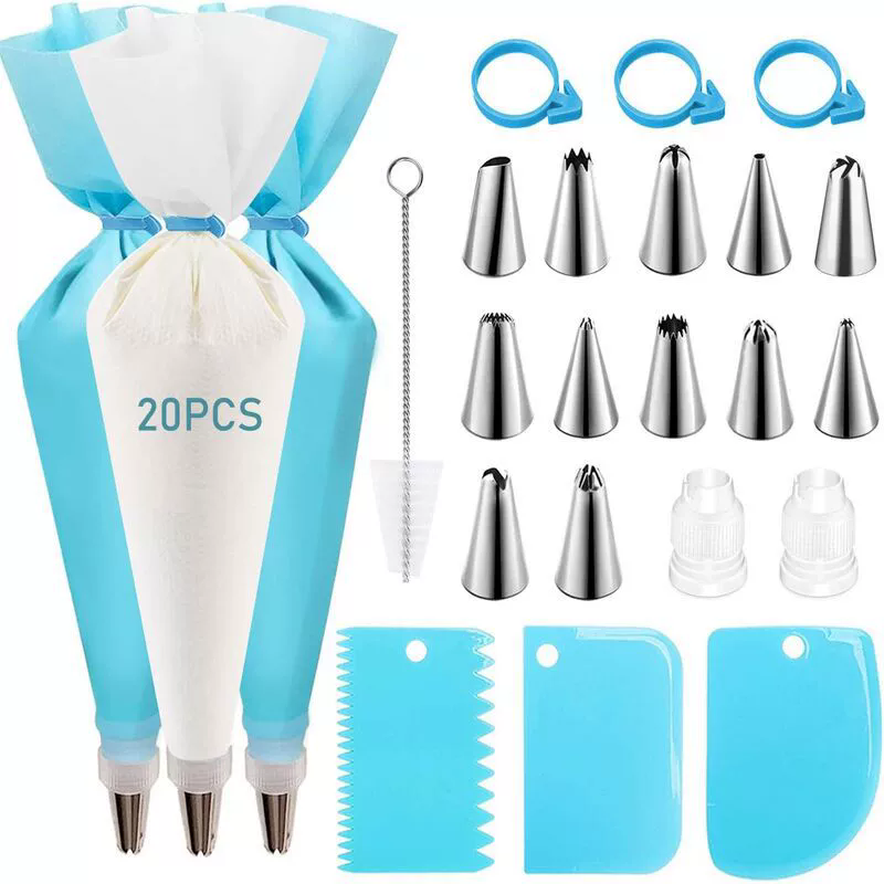 ชุดถุงบีบครีมและหัวบีบ สำหรับต - Piping Bag Disposable บทวิจารณ์และราคา