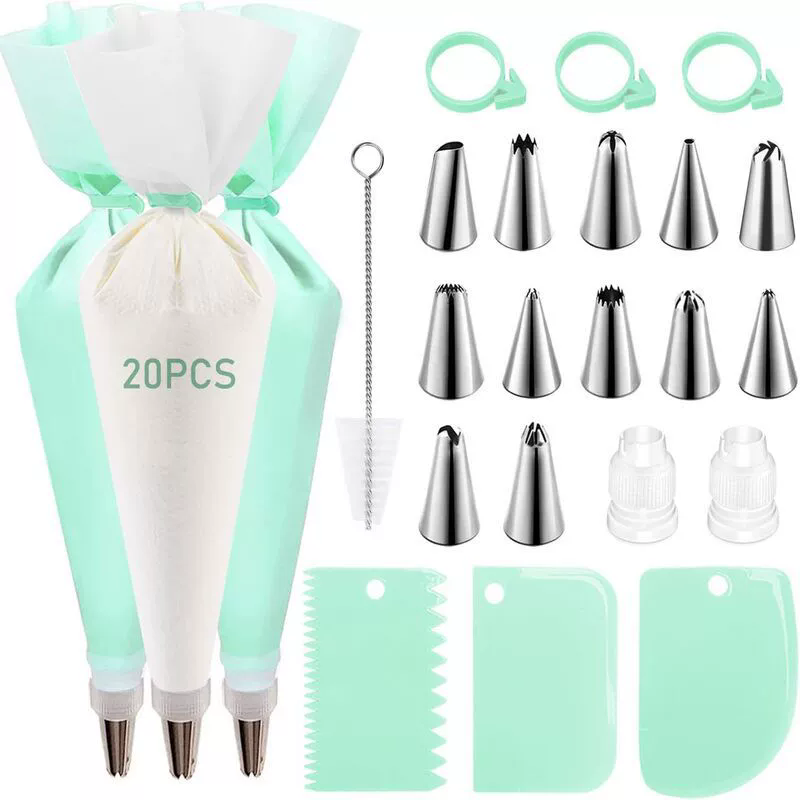ชุดถุงบีบครีมและหัวบีบ สำหรับต - Piping Bag Disposable บทวิจารณ์และราคา
