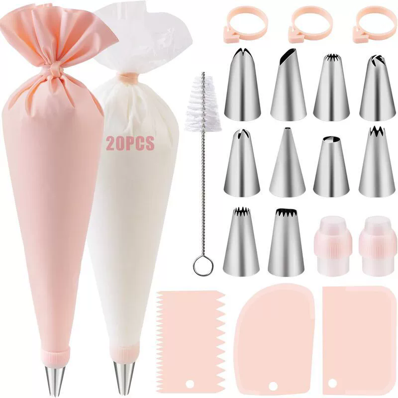 ชุดถุงบีบครีมและหัวบีบ สำหรับต - Piping Bag Disposable บทวิจารณ์และราคา