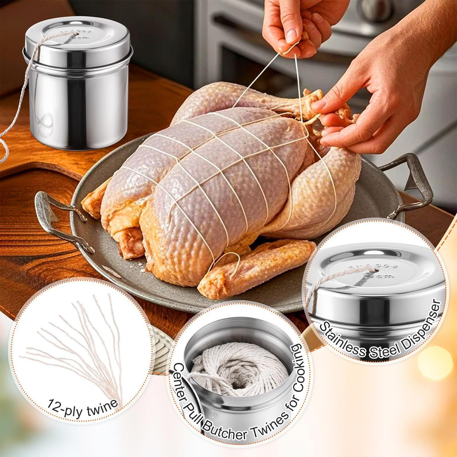 เชือกครัว 2 ม้วน ทำจากฝ้าย พร้ - Kitchen Baking Twine บทวิจารณ์และราคา