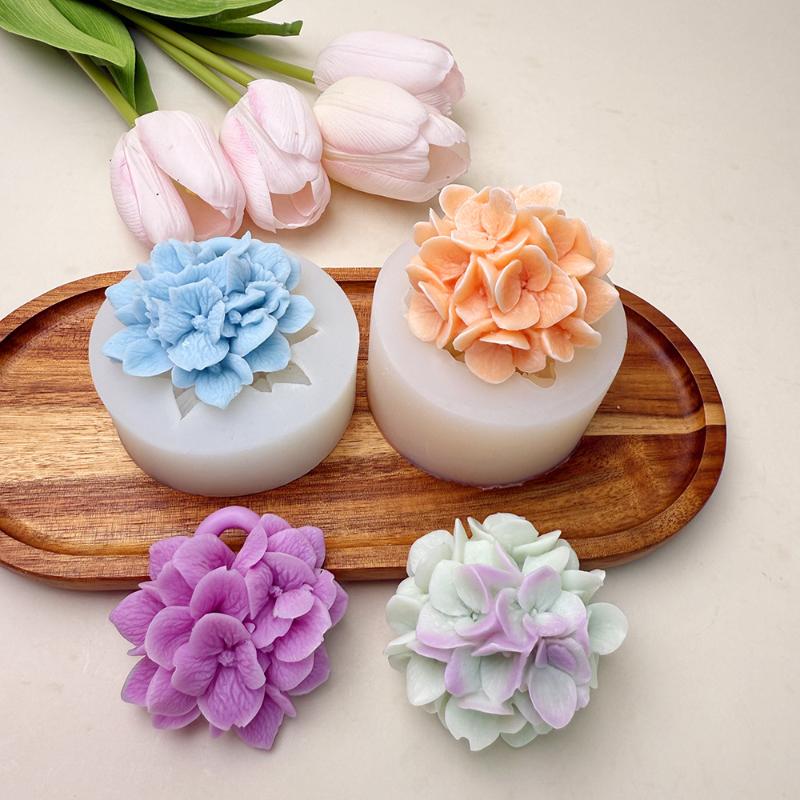 ● แม่พิมพ์ซิลิโคนรูปดอกไฮเดรนเ - Baking Kitchen Diy บทวิจารณ์และราคา