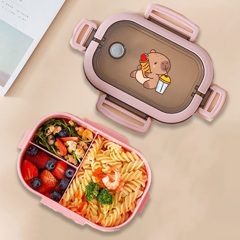 กล่องข้าวกลางวันลายคาปิบาร่า ล - Kitchen Baking Storage บทวิจารณ์และราคา