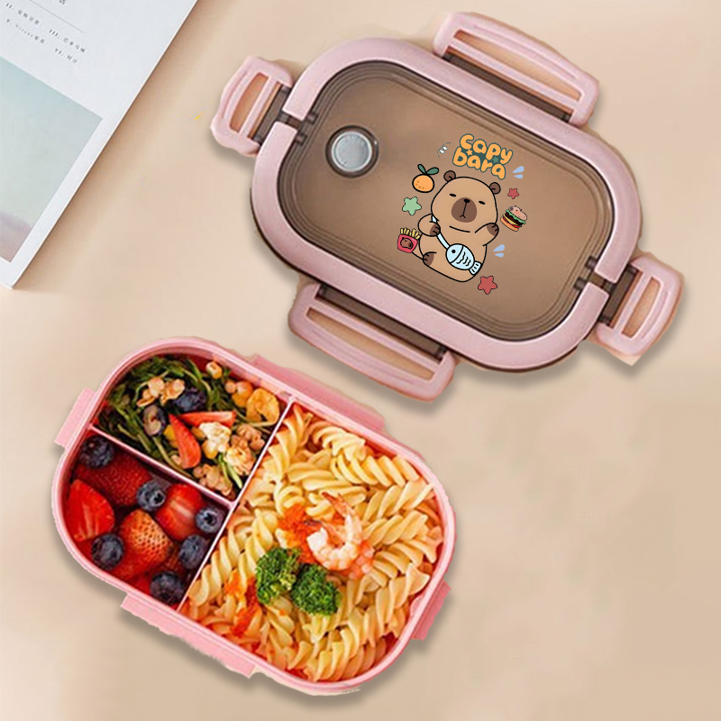 กล่องข้าวกลางวันลายคาปิบาร่า ล - Kitchen Baking Storage บทวิจารณ์และราคา