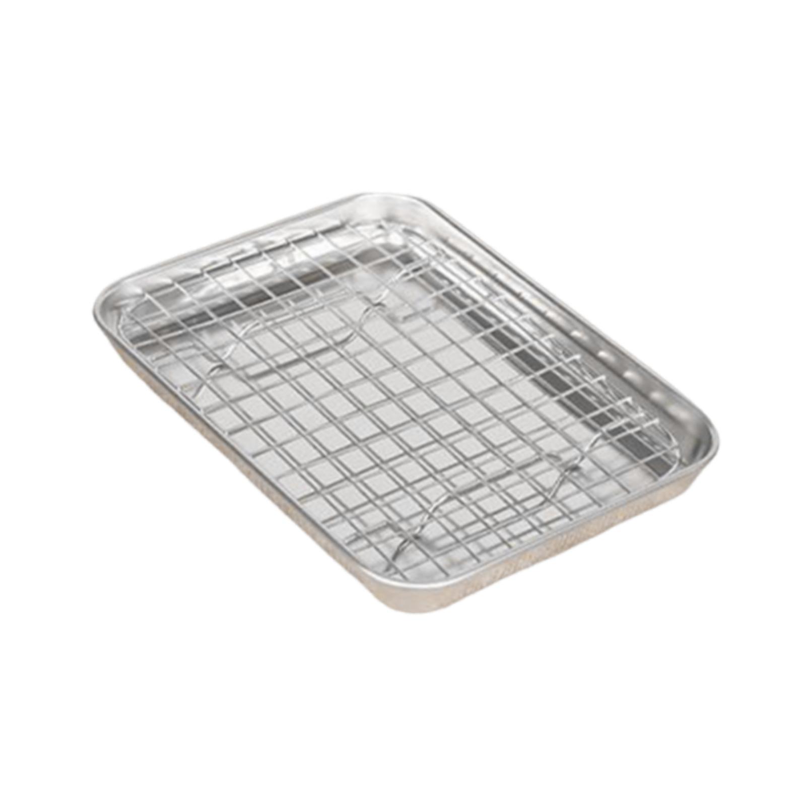 แผ่นอบคุกกี้พร้อมตะแกรงระบายคว - Kitchen Baking Tray Set บทวิจารณ์และราคา