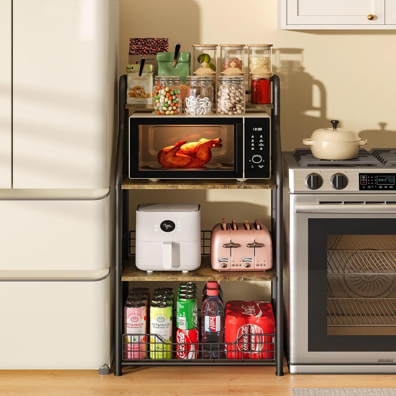 ชั้นวางของไม้เหล็กสี่ชั้น, ชั้ - Kitchen Baking Table บทวิจารณ์และราคา