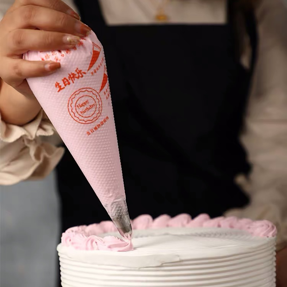 100 ชิ้นหนาทิ้งถุงขนม DIY เค้ก - Piping Bag Disposable บทวิจารณ์และราคา