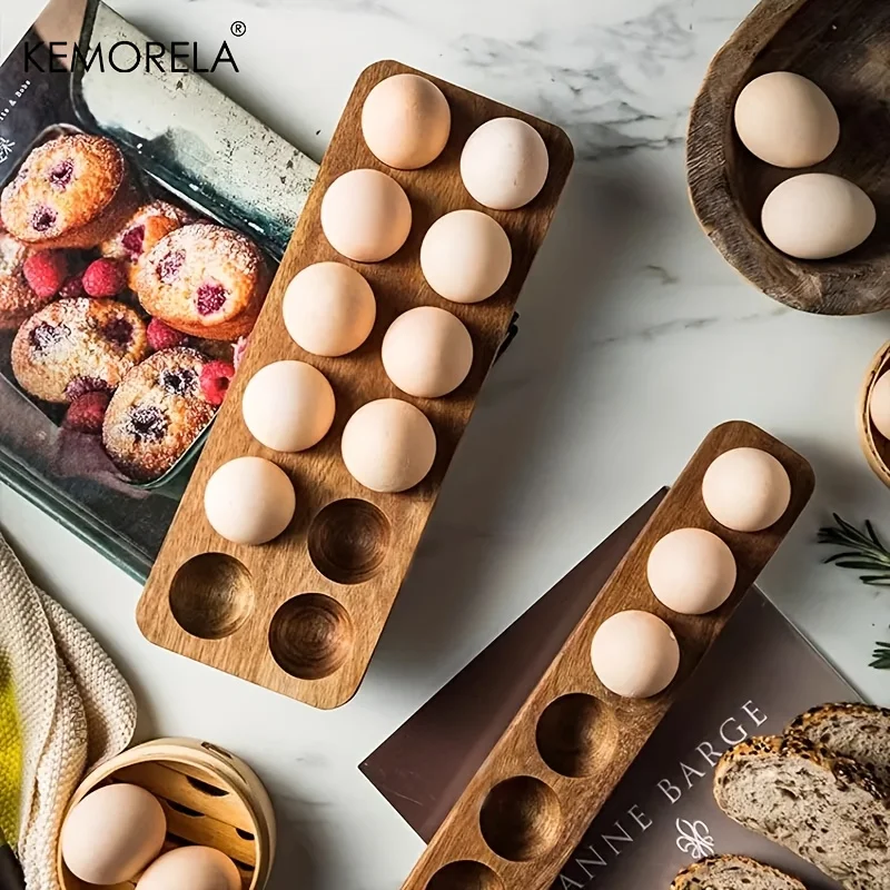 KEMORELA 1PCS โมเดิร์นไม้กล่อง - Kitchen Baking Containers บทวิจารณ์และราคา