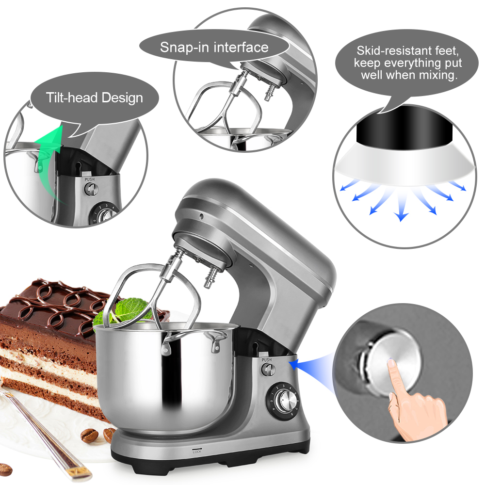 เครื่องผสมอาหารไฟฟ้าขนาดใหญ่ 1 - Kitchen Baking Appliances บทวิจารณ์และราคา
