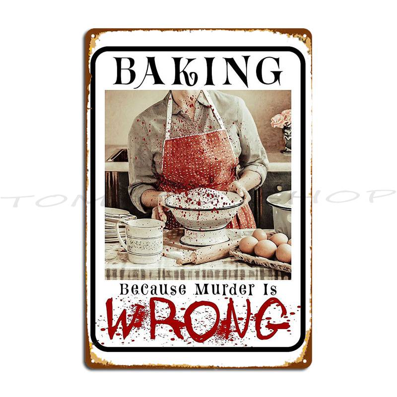 ป้ายโลหะตกแต่งผนังห้องครัวสไตล - Kitchen And Baking Life บทวิจารณ์และราคา