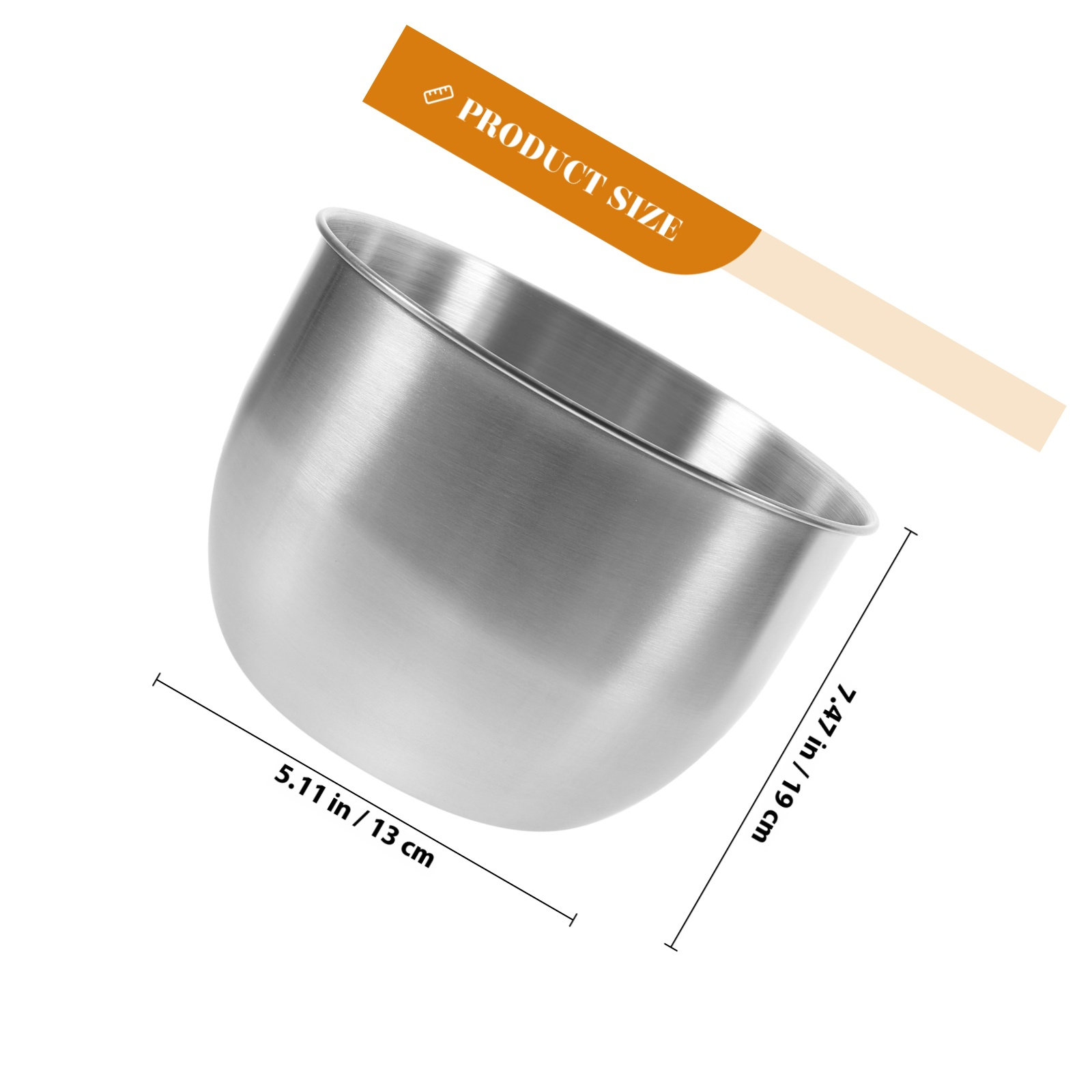 ชามผสมสแตนเลสหนา ชามโลหะหนาสำห - Kitchen Baking Storage บทวิจารณ์และราคา