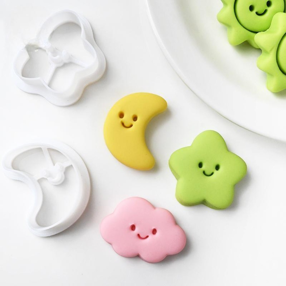 แม่พิมพ์คุกกี้รูปพระจันทร์ ดาว - Baking Kitchen Diy บทวิจารณ์และราคา