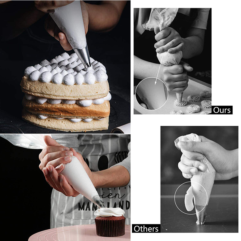 Lmetjma ถุงบีบลายขนมท่อไอซิ่งแ - Piping Bag Disposable บทวิจารณ์และราคา