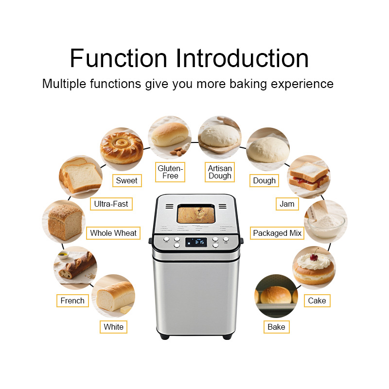 เครื่องทำขนมปังอัตโนมัติอัจฉริ - Baking Kitchen At Home บทวิจารณ์และราคา
