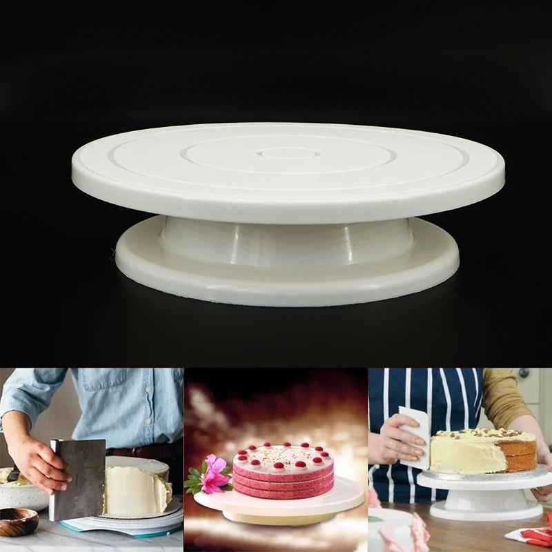 แท่นหมุนเค้ก อุปกรณ์ตกแต่งเค้ก - Kitchen Baking Table บทวิจารณ์และราคา