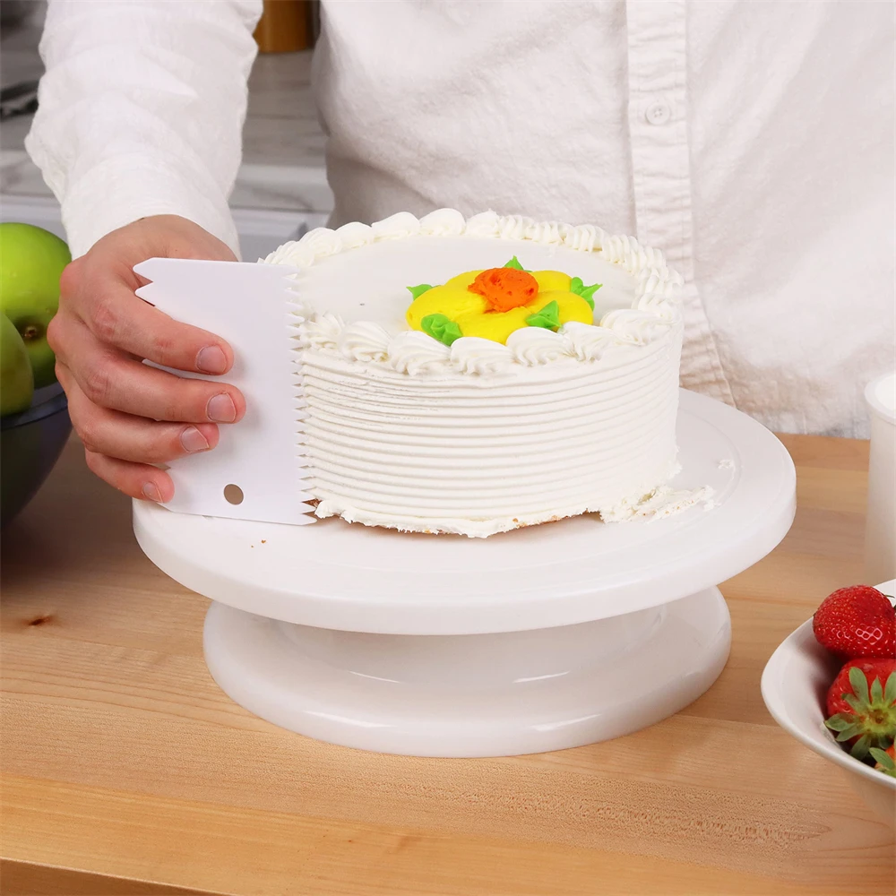 แท่นหมุนเค้ก อุปกรณ์ตกแต่งเค้ก - Kitchen Baking Table บทวิจารณ์และราคา